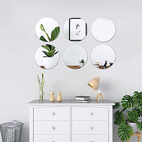36-Piece BalsaCircle Round Mirrors for Wedding Centerpieces - Bulk Wholesale Decor for Reception Tables, Bridal Showers & Home Décor