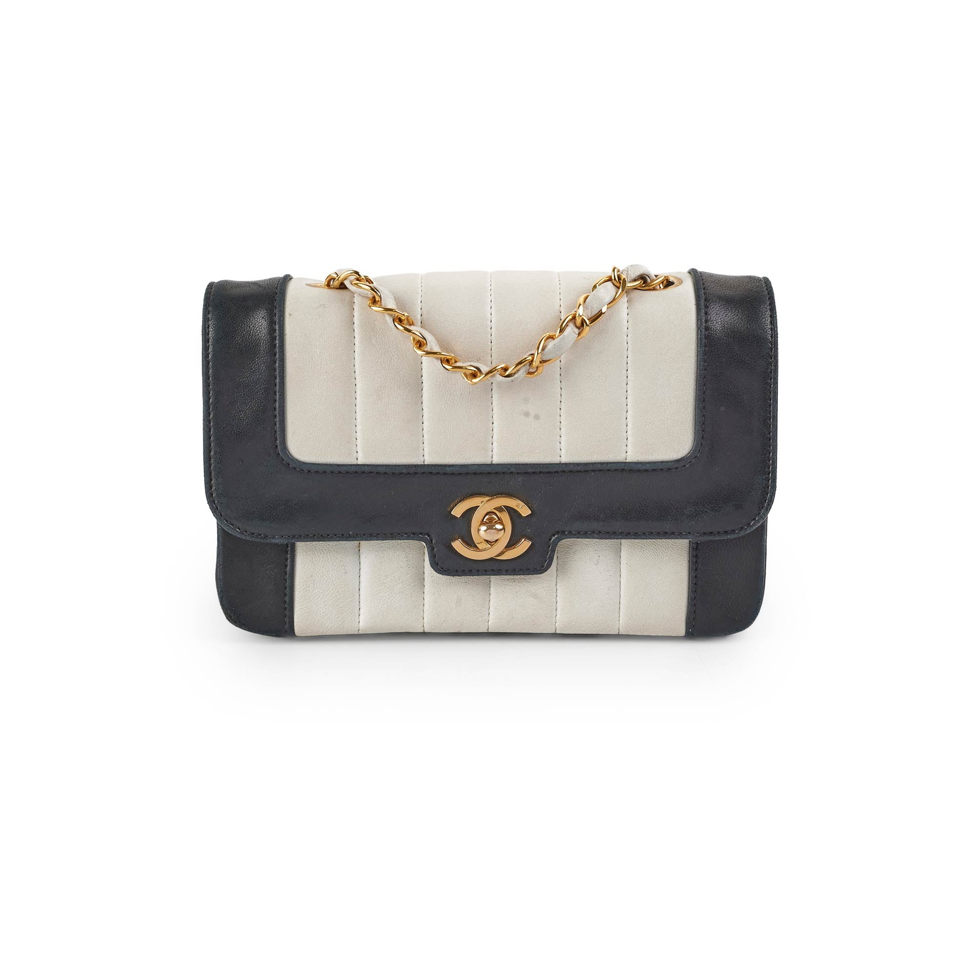 Chanel Seasonal Flap 23 Series Black/White Crossbody Bag - Luxury Designer Handbag for Women | Perfect for Parties, Date Nights & Special Occasions