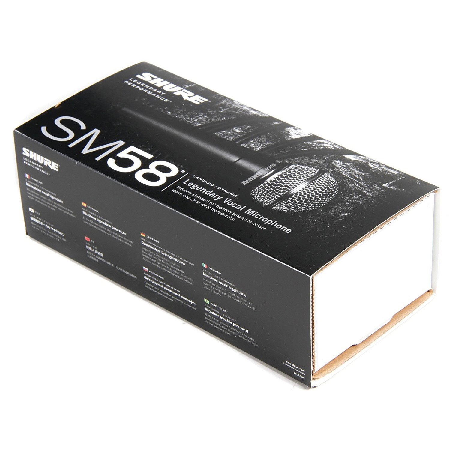 Shure SM58S Professional Vocal Microphone with On/Off Switch - XLR Dynamic Mic (2 Pack) for Live Performances, Studio Recording & Podcasting