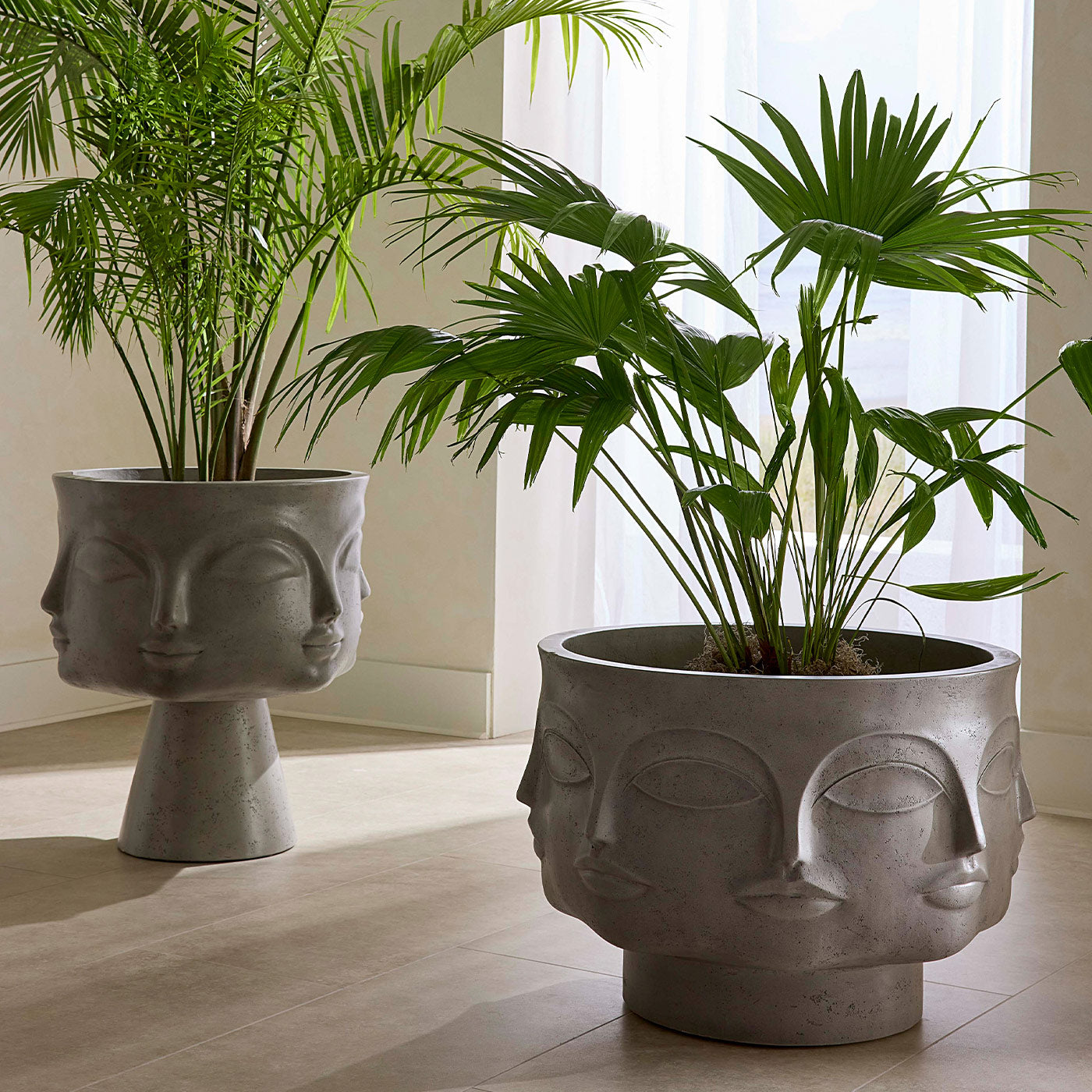 Dora Maar Planter - Modern Ceramic Flower Pot for Indoor Plants, Succulents & Home Decor | Perfect for Living Room, Office & Garden Decorations
