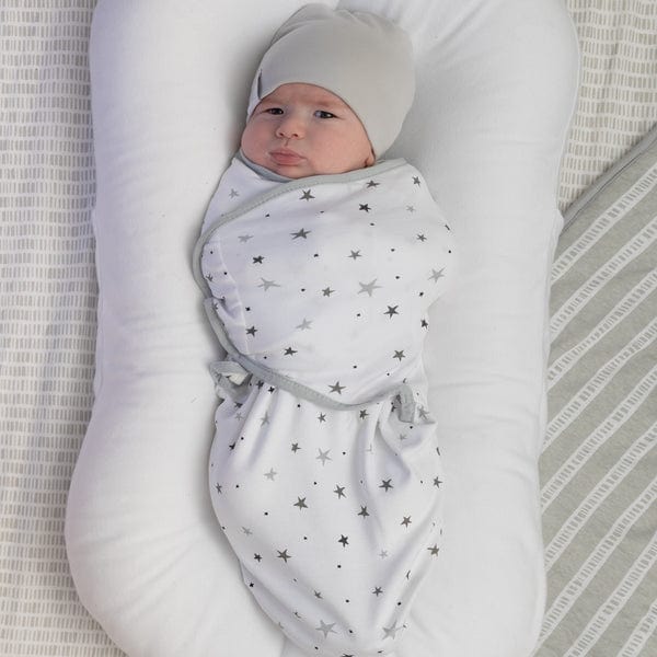 Ely's&Co. Adjustable Baby Swaddle Blanket 2-Pack - Soft & Breathable for Newborns, Infants - Perfect for Sleeping, Swaddling & Comfort