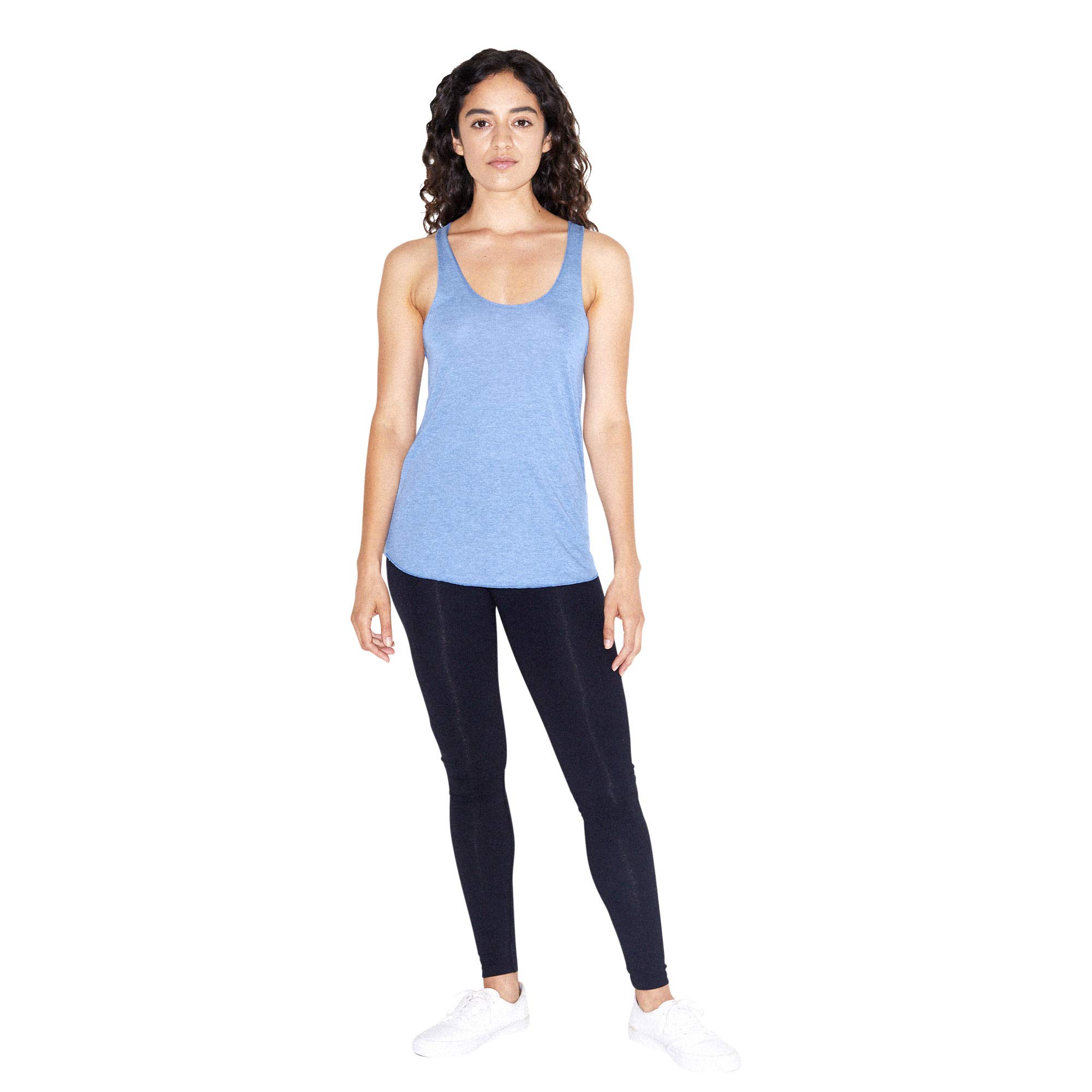 American Apparel Women's Tri-Blend Sleeveless Racerback Tank Top - Soft Breathable Workout Shirt for Yoga, Gym & Summer Casual Wear