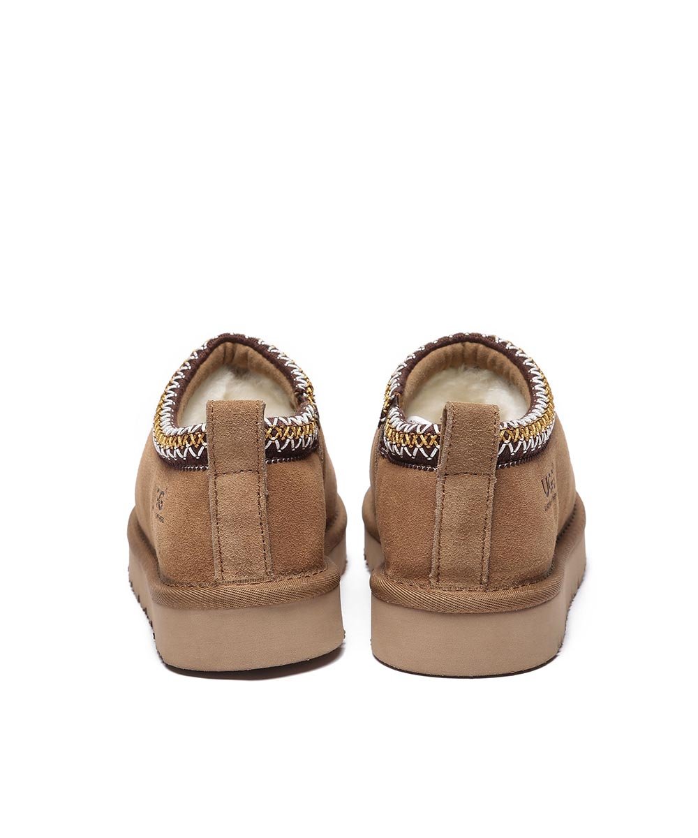Men's UGG Tassy Moccasin Slippers - Genuine Sheepskin Indoor/Outdoor House Shoes for Comfort & Warmth - Perfect for Winter, Lounge, and Casual Wear