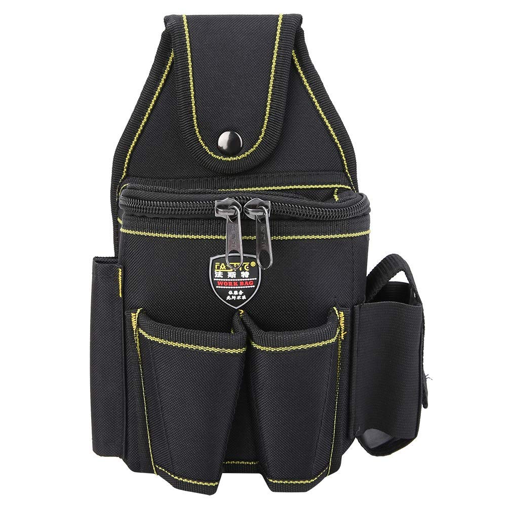 Portable Gardening Tool Belt Bag with Pruning Shears Holder - Durable Oxford Cloth Waist Pouch for Gardeners & Electricians - Perfect for Landscaping, Yard Work & Home Repairs