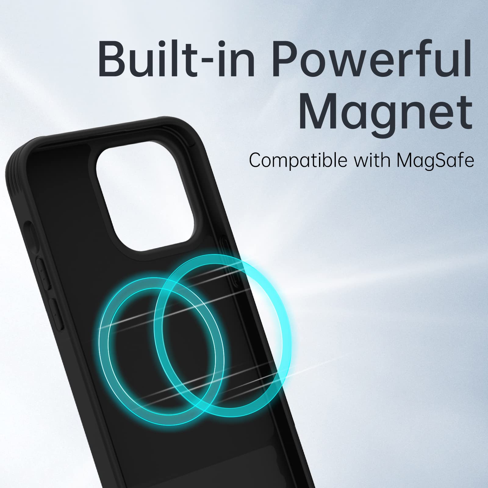 Sapphire Magnetic Shockproof Phone Case for iPhone 14 Pro 6.1