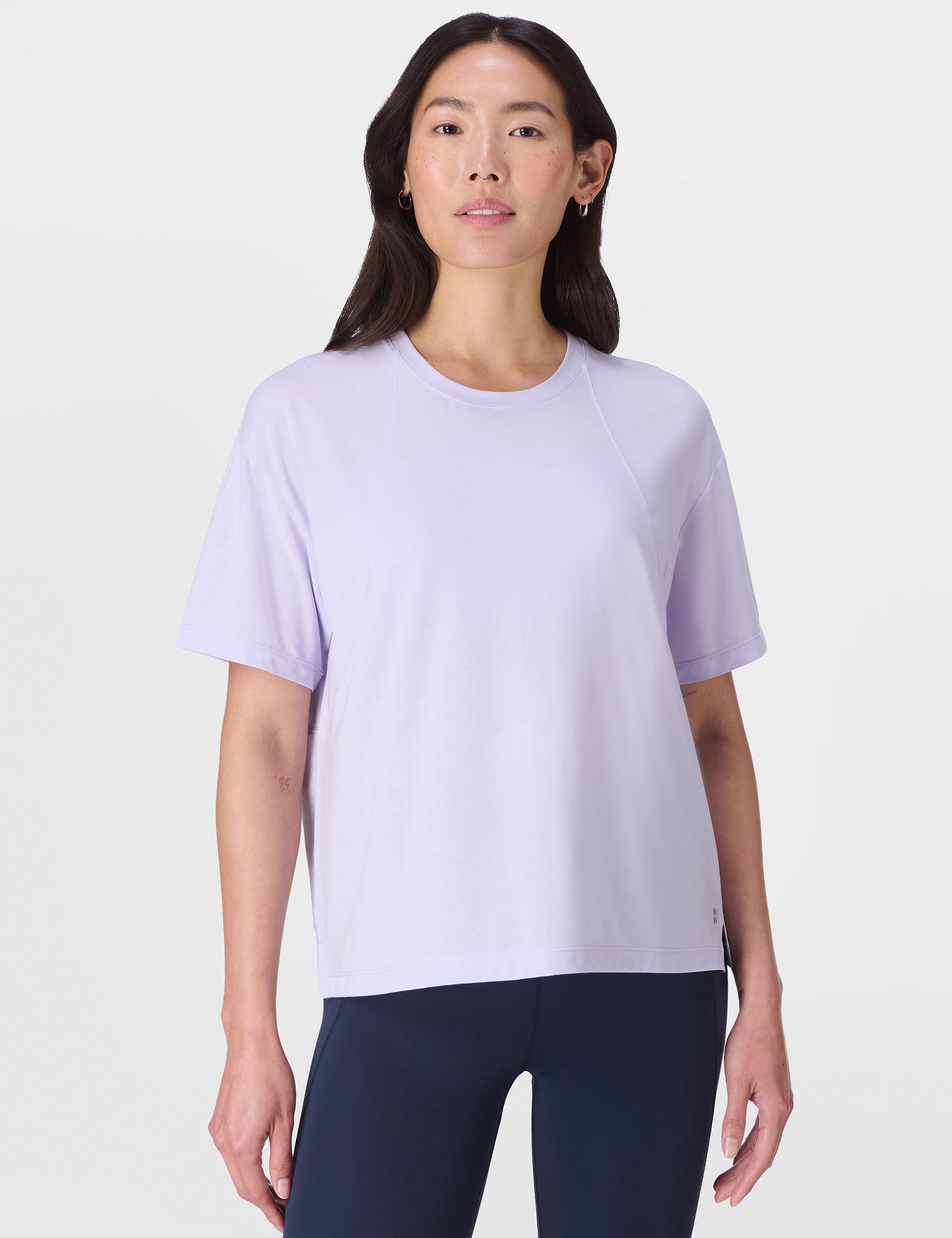 Soft Flow Studio T-Shirt - Heather Purple | Comfortable & Stylish Casual Wear for Everyday Outfits & Lounge