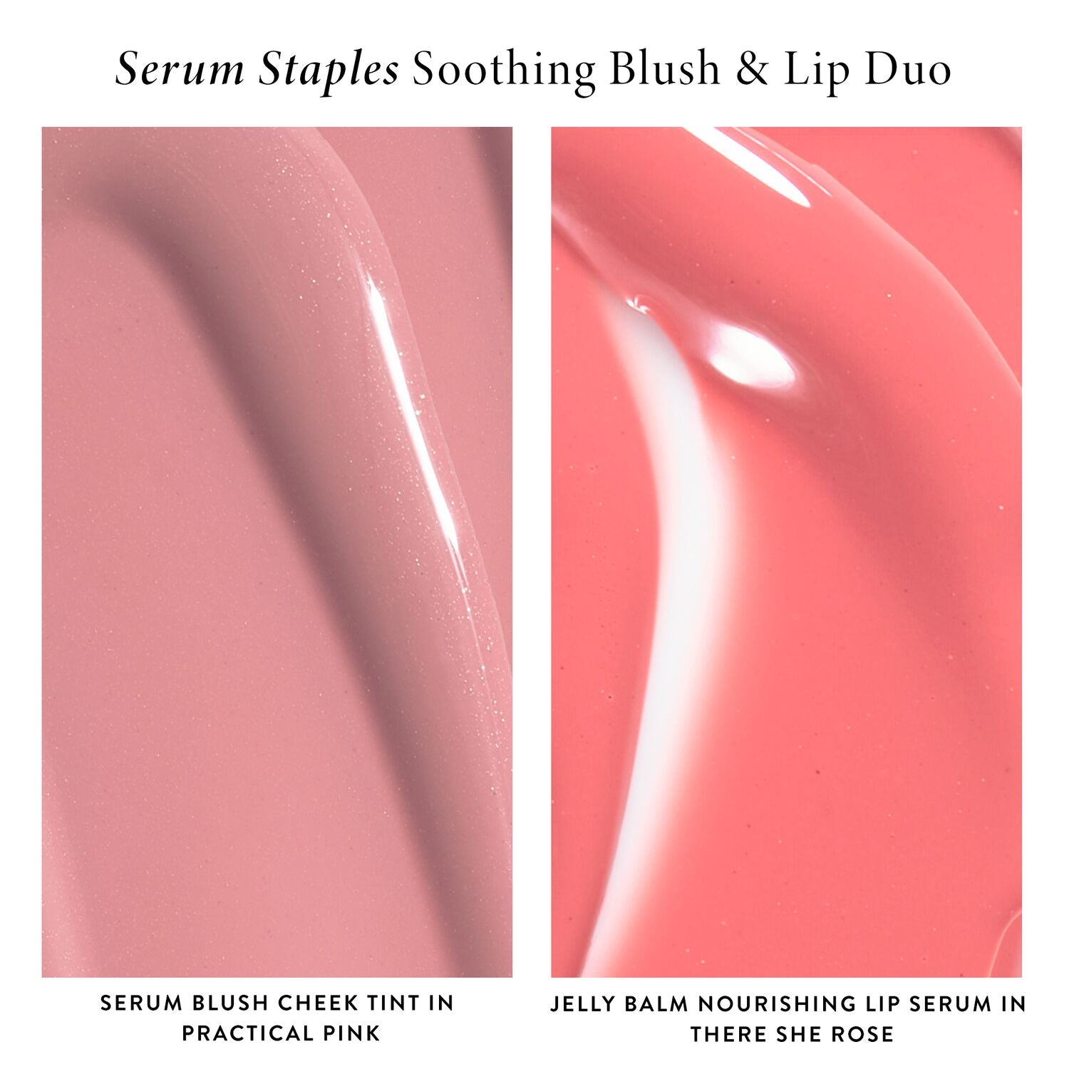 Soothing Blush & Lip Duo - Serum Staples for Hydrated, Glowing Skin | Perfect for Daily Makeup & On-the-Go Touch Ups