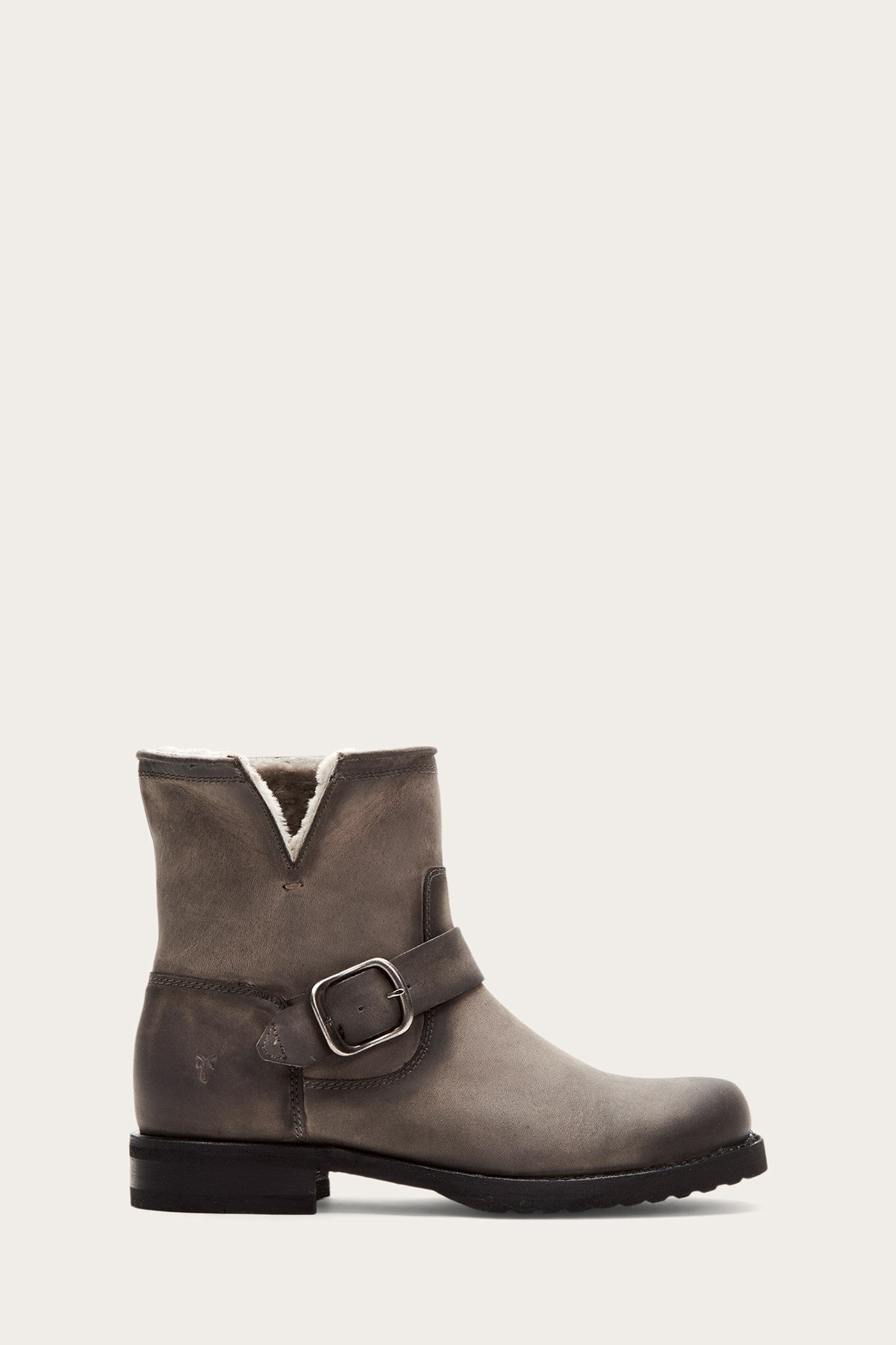 Veronica Shearling Bootie - Cozy Winter Ankle Boots for Women | Pre-Loved & Sustainable Fashion | Perfect for Casual Outings & Cold Weather