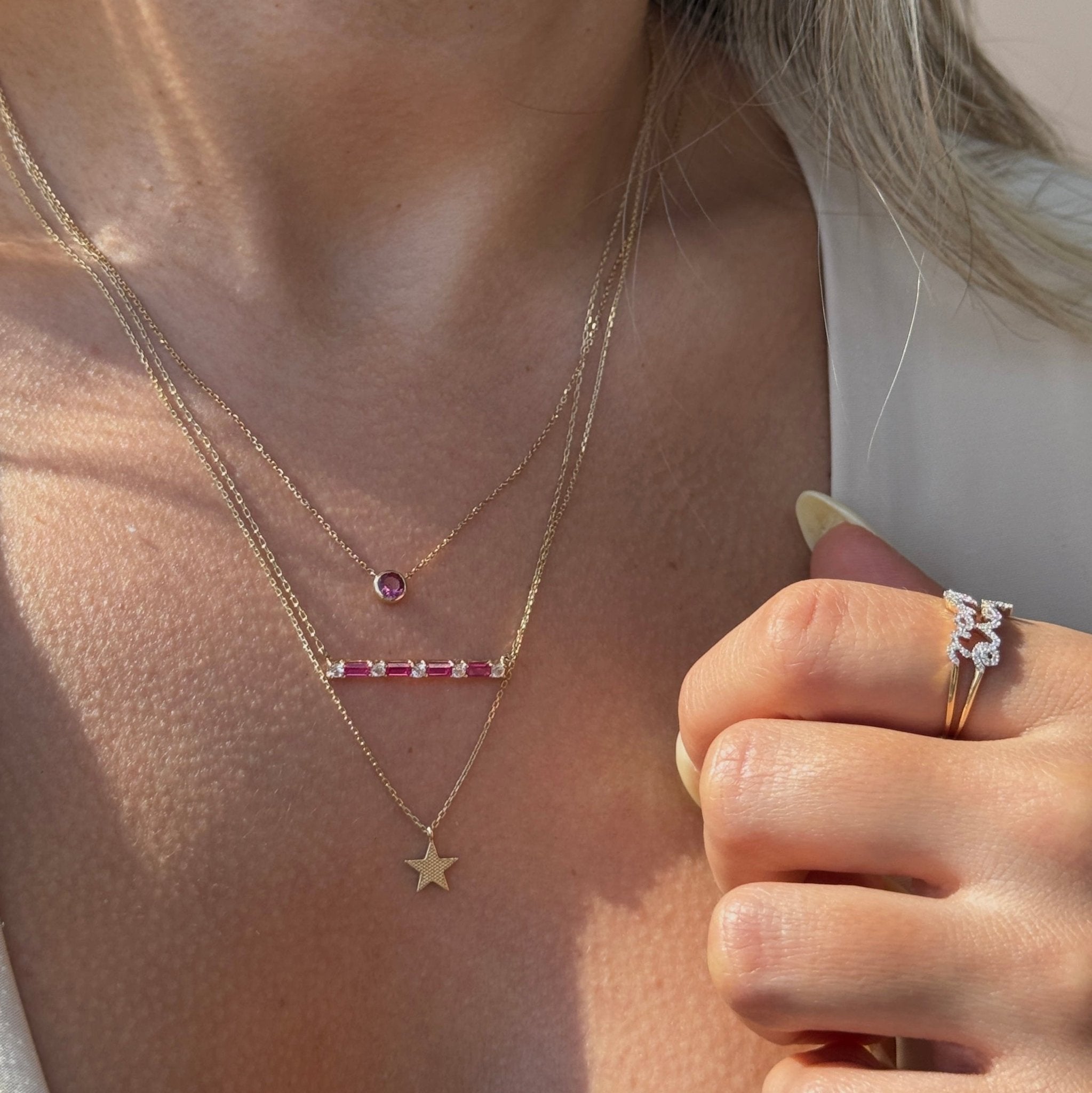 14k Yellow Gold Lucky Star Necklace - Perfect for Birthdays, Anniversaries & Everyday Elegance