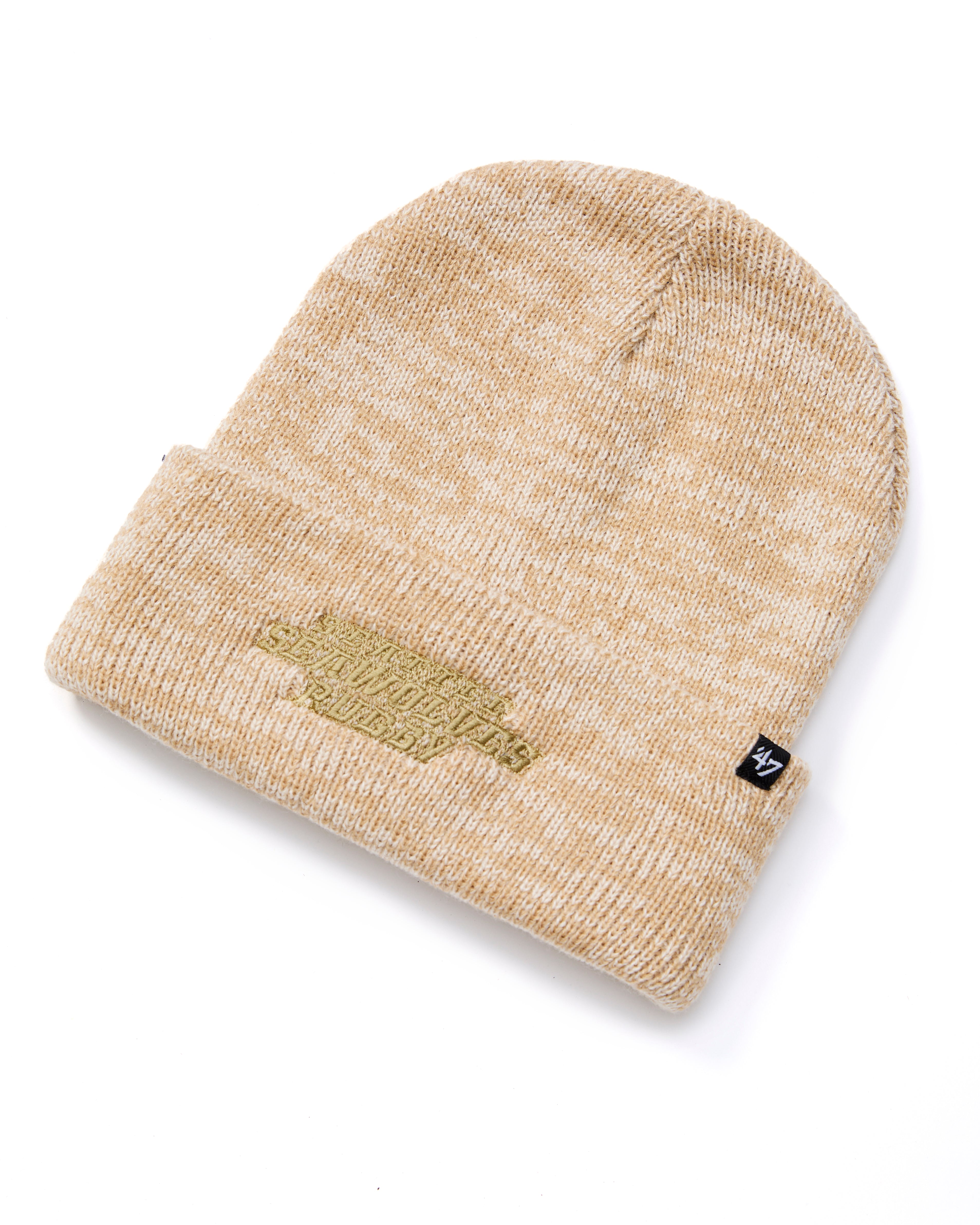 Seattle Seawolves Rugby Hat - '47 Brand Cuff Knit Beanie for Men & Women | Cold Weather & Outdoor Sports Accessory
