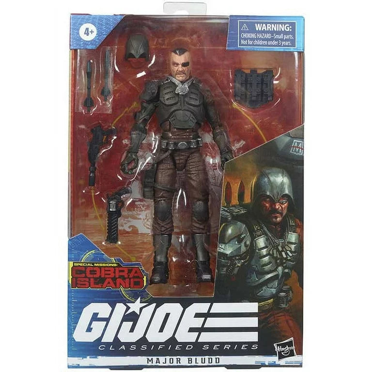 G.I. Joe: Classified Series Major Bludd Action Figure - Cobra Island Exclusive Collectible for Display & Play | Perfect for Fans & Collectors