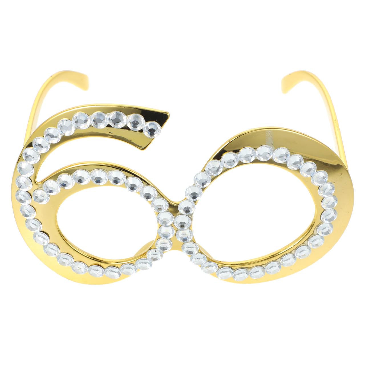 CHILDWEET Birthday Glasses - 1 Pair Fun Number Eyeglasses for 60th Birthday Party Costume & Celebration (60th Birthday Sunglasses, Plastic Modeling) - Perfect for Birthday Outfits, Themed Parties & Photo Props