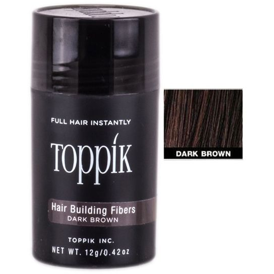 Toppik Hair Building Fiber for Thinning Hair - Dark Brown | Natural-Looking Hair Thickener for Men & Women | Perfect for Daily Use & Special Occasions