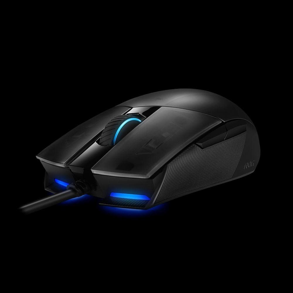 ASUS ROG Strix Impact II Wired Gaming Mouse with Aura Sync RGB Lighting, 6200 DPI, Ergonomic Design - Perfect for FPS, MOBA Games and Esports Tournaments (2-Year Warranty)