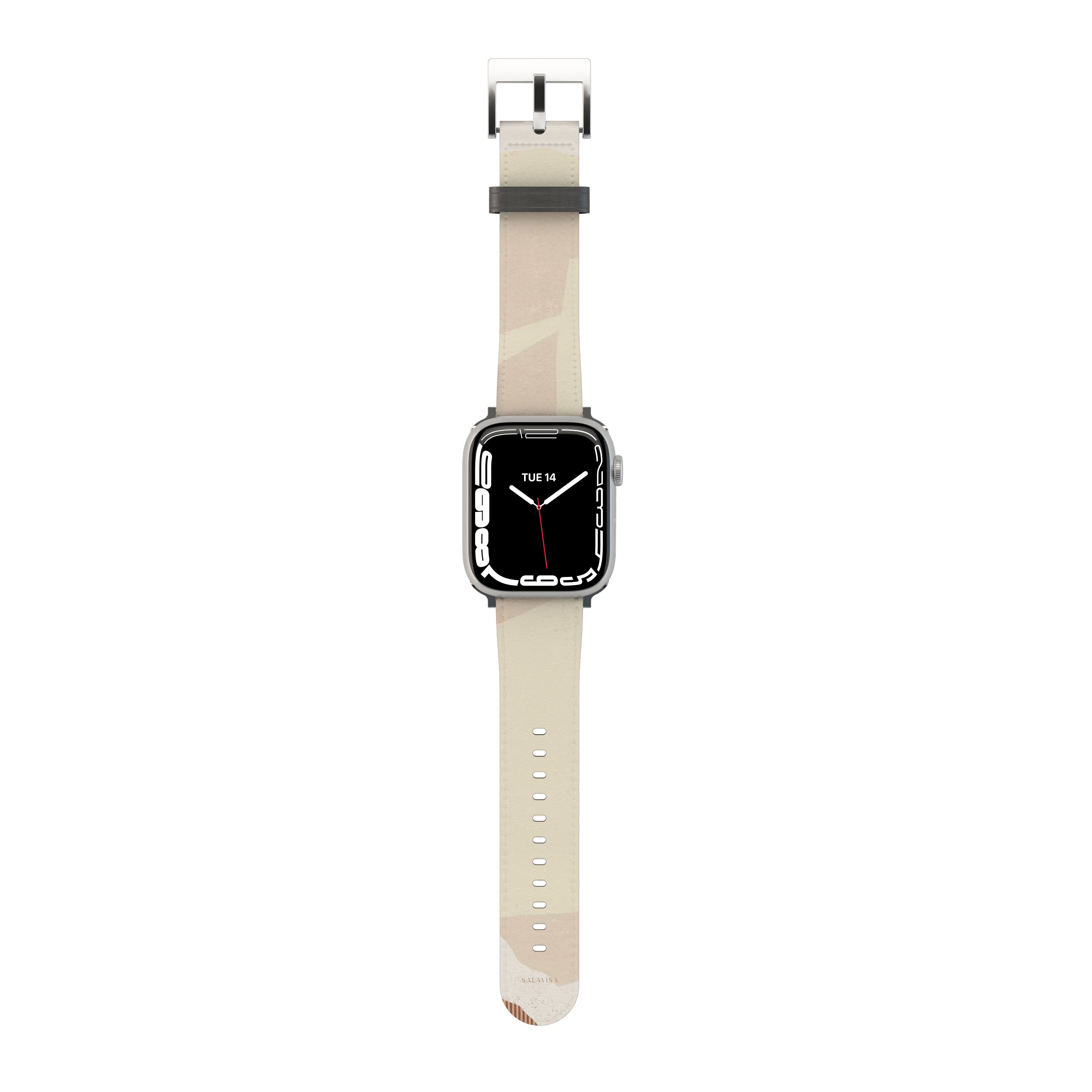 Organic Cream Apple Watch Band - Soft, Eco-Friendly & Stylish Replacement Strap for Workouts, Daily Wear & Fashion Accessories