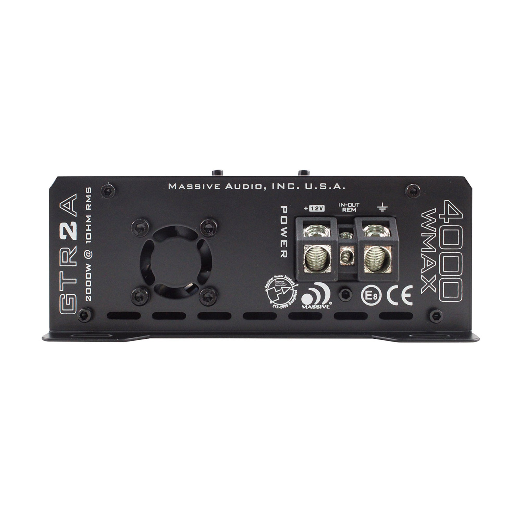 GTR2A 2030 Watt RMS Mono Block Amplifier 1 Ohm GT Series Full Range Car Audio Amp with Bass Remote - Perfect for Car Audio Systems & Bass Boost