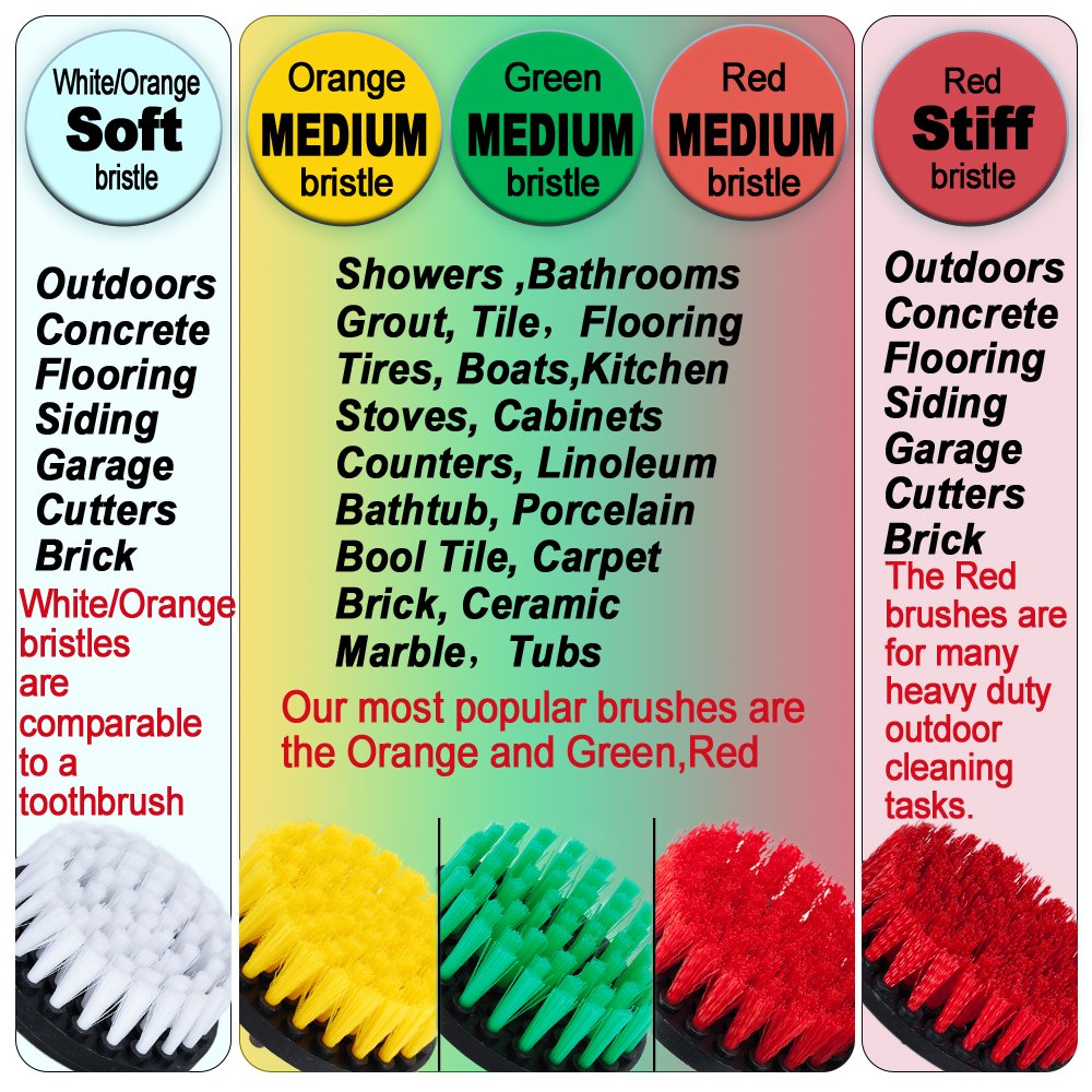 HIFROM Drill Brush Set - 3 Pack (2