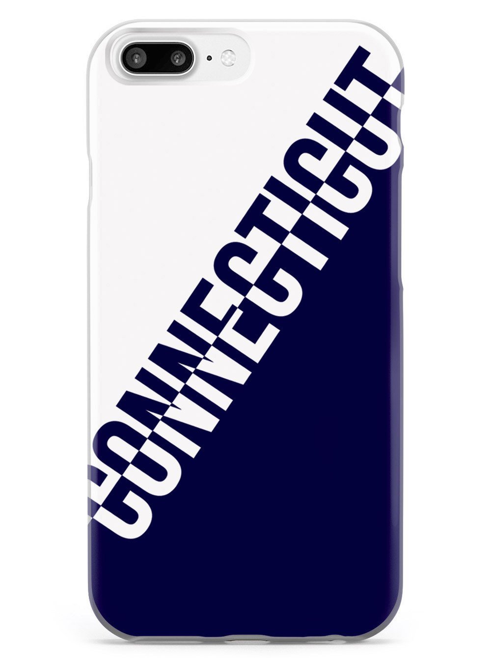 Inspired Cases - Shockproof iPhone 8 Plus Case with 3D Textured Design | Connecticut State Pride Protective Cover | Durable Slim Fit for Apple iPhone 8 Plus | Perfect for Outdoor Activities, Travel & Daily Use
