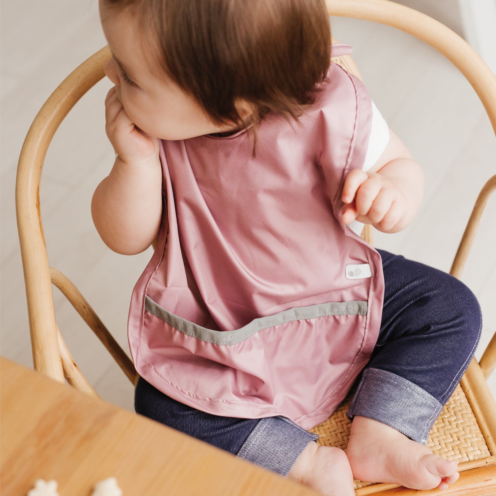 Bib Lotus - Baby Bibs with Adjustable Neck & Waterproof Design for Messy Eaters - Perfect for Feeding Time, Snacks & Mealtime Mess Protection