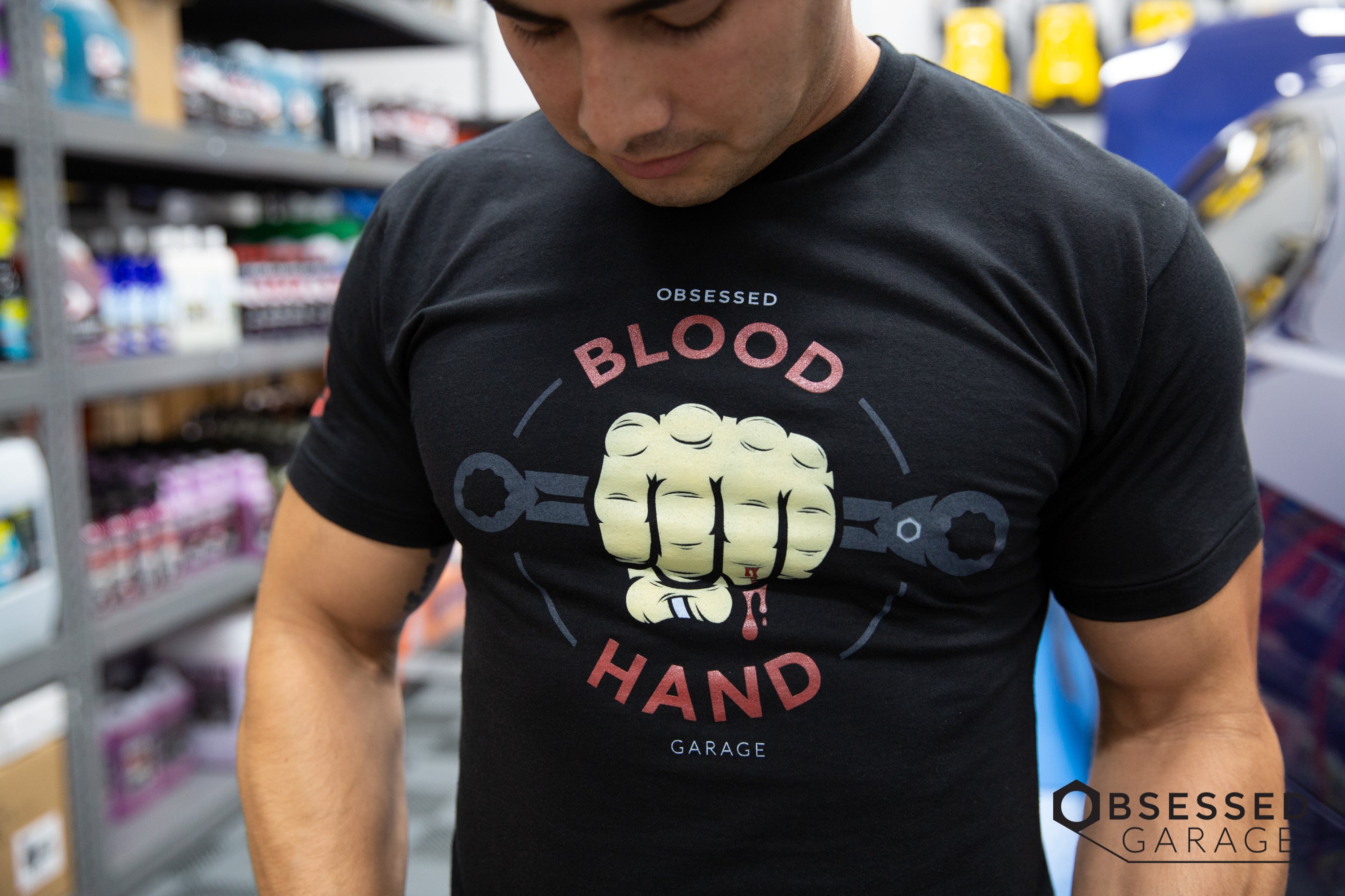 Blood Hand Print T-Shirt - Emira Giveaway - Perfect for Halloween, Cosplay, and Streetwear Fashion