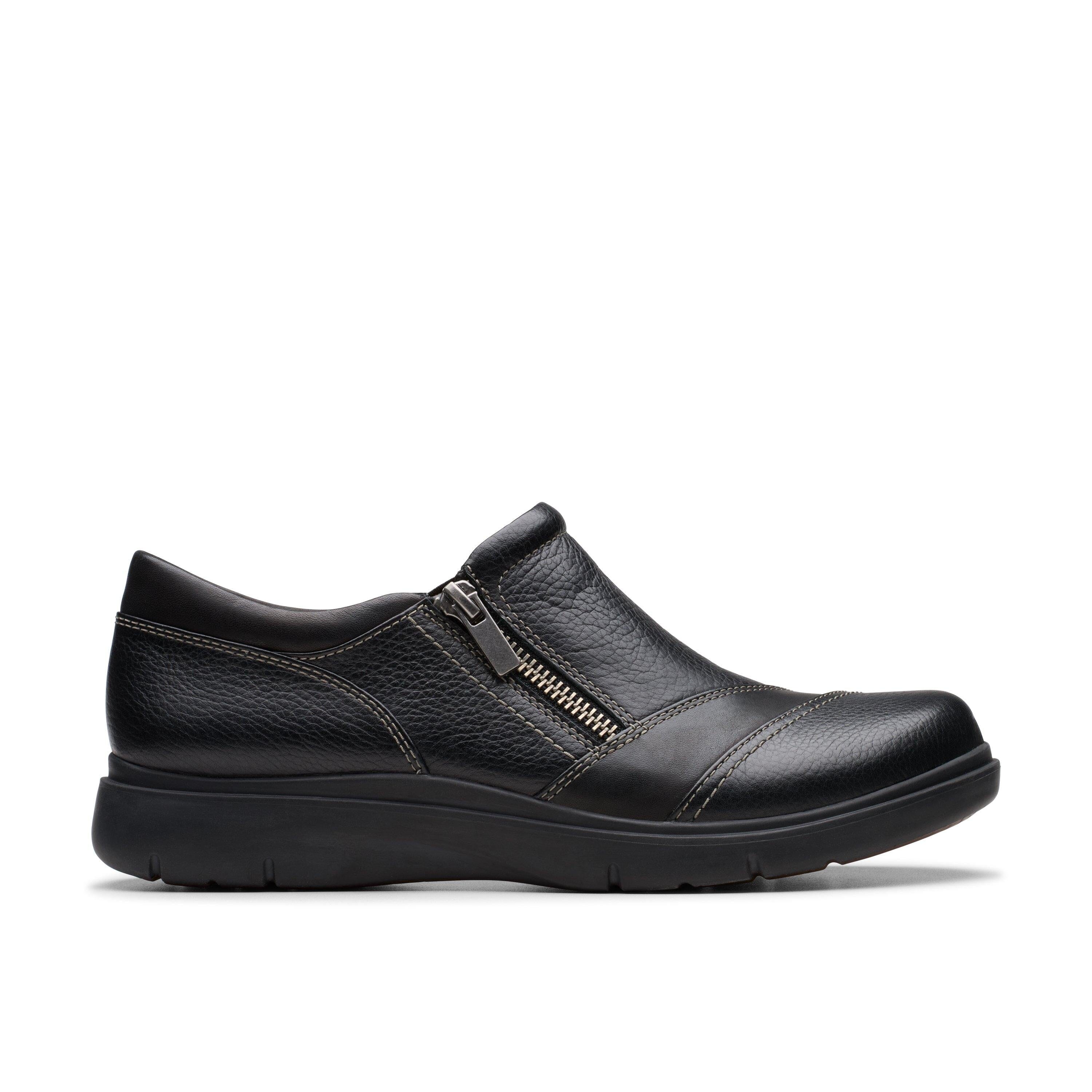Clarks Certina Pure Women's Comfortable Slip-On Shoes - Medium & Wide Width Options for All-Day Wear - Perfect for Work, Travel & Casual Outings