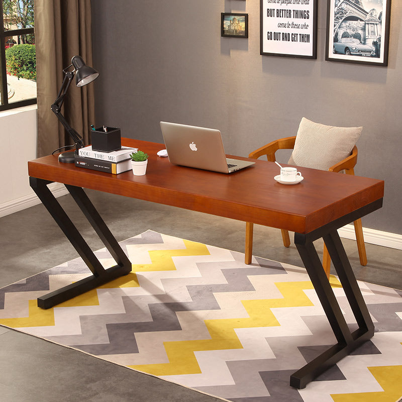 Solid Wood Writing Desk - Scandinavian Nordic Study Table for Home Office, Modern Minimalist Design, Perfect for Small Spaces & Remote Work