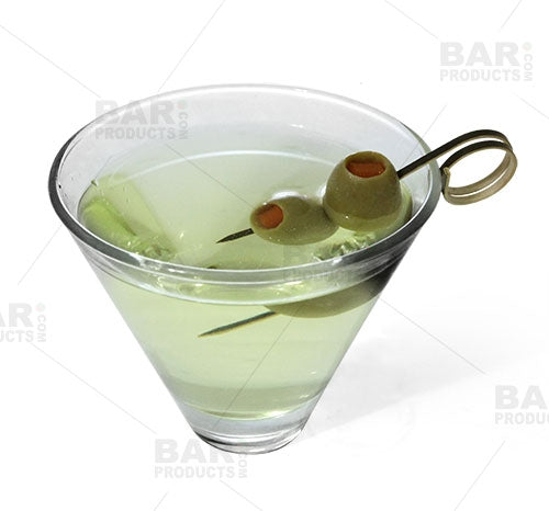 BarConic® Bamboo Cocktail Picks Set with Display Stand - 24pcs Reusable Drink Stirrers for Martini, Garnish, Appetizers & Party Decor - Perfect for Home Bars, Cocktail Parties & Wedding Receptions