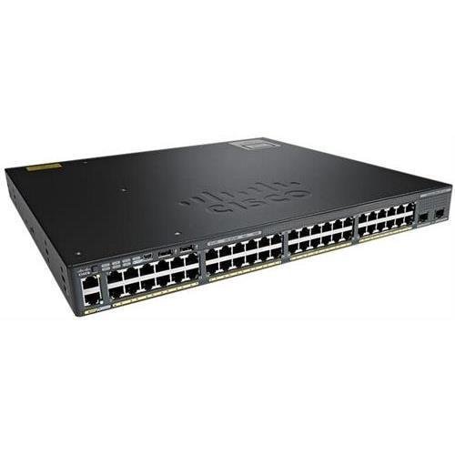 Cisco WS-C2960X-48FPS-L 48-Port Gigabit PoE+ Network Switch | 370W Power | Layer 2 Managed | Refurbished | Ideal for Office Networks, Small Business & Enterprise IT Infrastructure