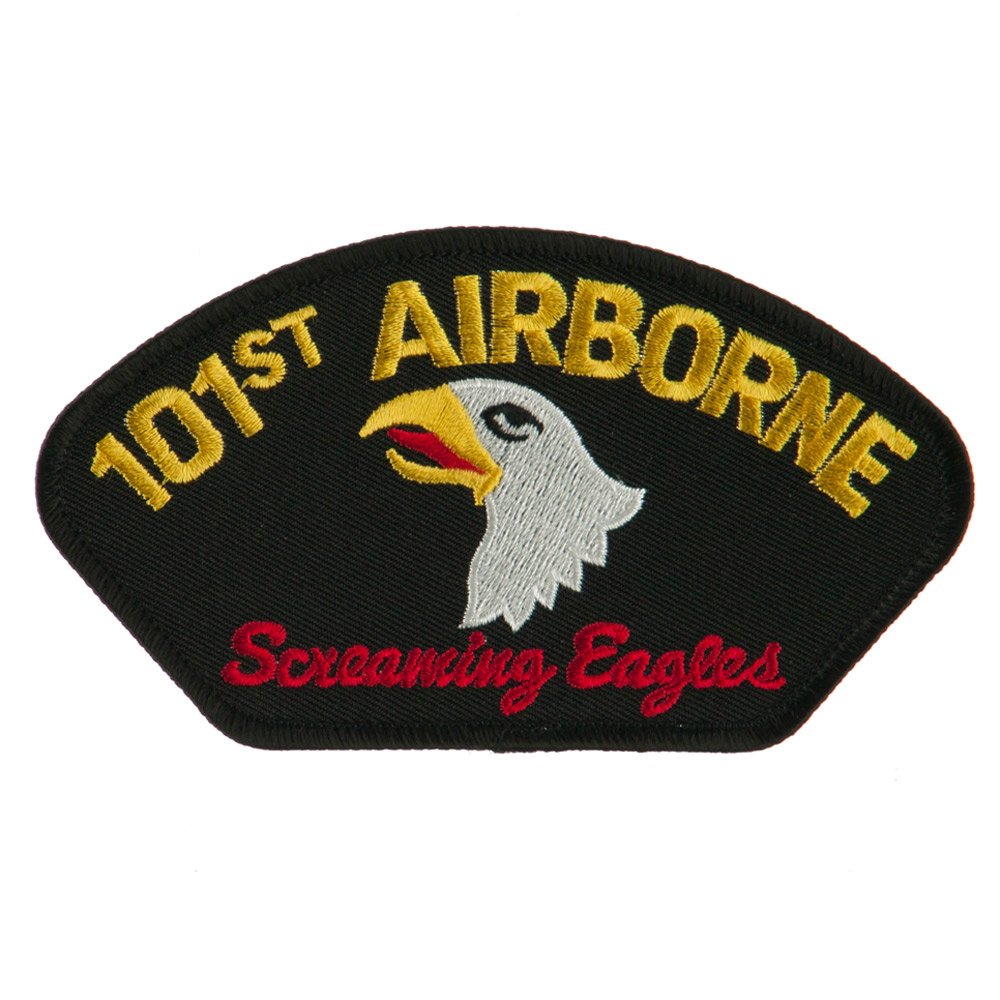 101st Airborne Military Large Patch - W03S10D | Authentic Military Emblem for Jackets, Hats & Bags | Collectible & Tactical Gear for Veterans & Enthusiasts