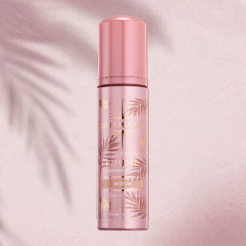 Bellamianta Summer Infused Tanning Mousse - Natural Self Tan Lotion for Glowing Sun-Kissed Skin | Perfect for Beach Vacation & Summer Events
