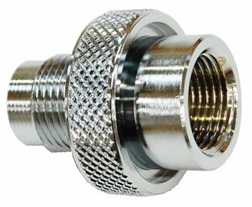 Beaver 300 Bar M26 Male to 232 Bar DIN Female Hydraulic Adapter - High Pressure Connector for Construction, Oilfield, and Industrial Equipment