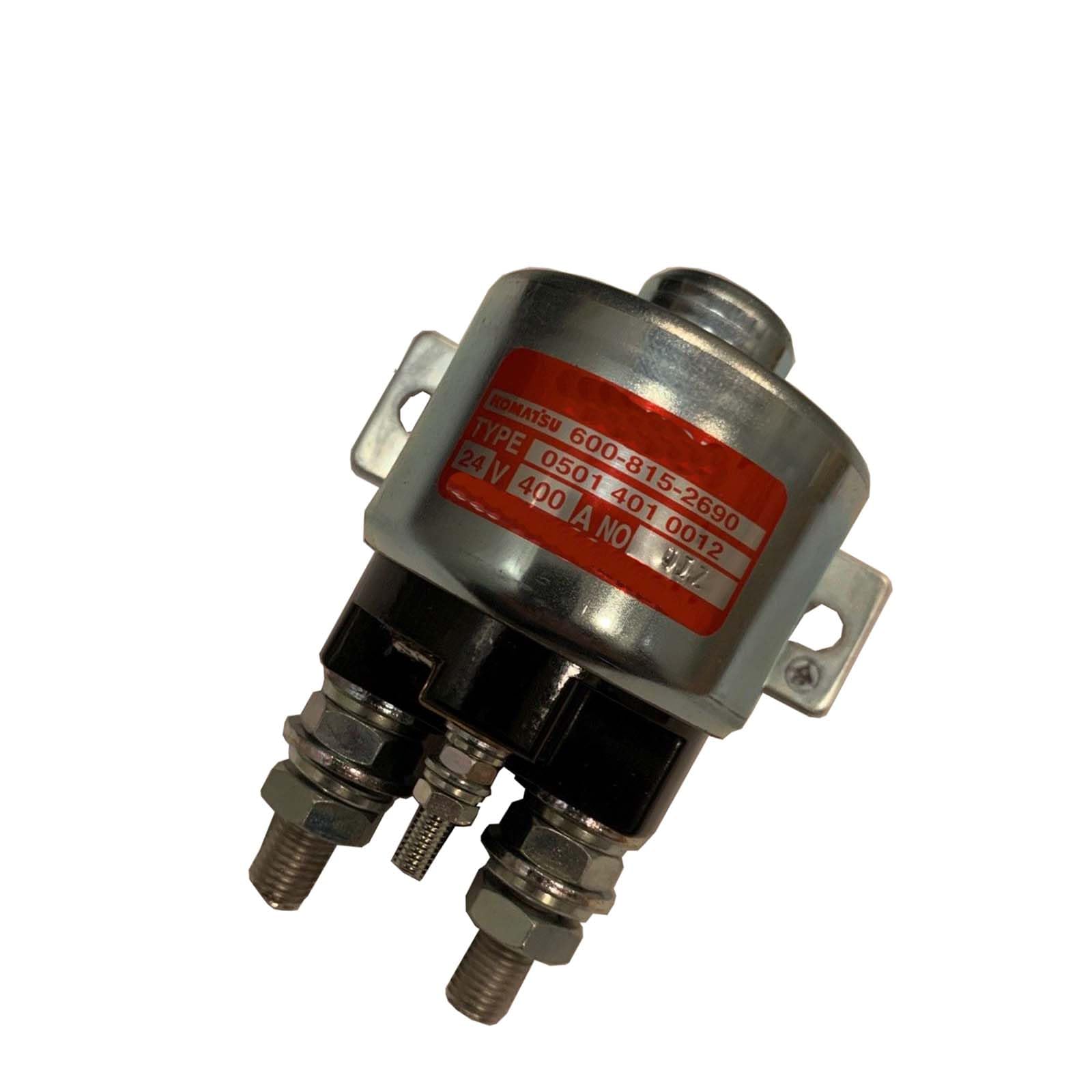 24V Relay Switch 600-815-2690 Compatible with Komatsu Excavators & Heavy Equipment - Durable Electrical Component for Construction Machinery & Industrial Applications
