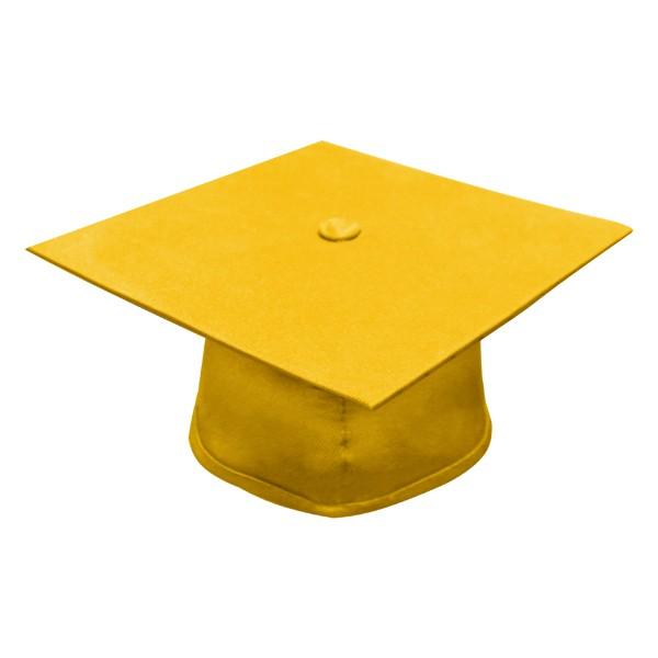 Matte Gold High School Graduation Cap and Gown Set - Elegant Commencement Attire for Graduation Ceremonies, Photos & Senior Events