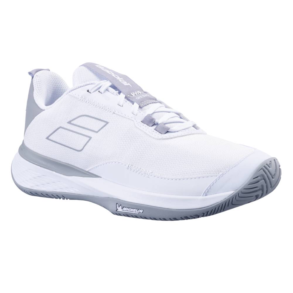 Babolat SFX EVO Women's Tennis Shoes - White | Lightweight & Supportive Court Shoes for Women | Perfect for Tennis, Pickleball & Casual Wear