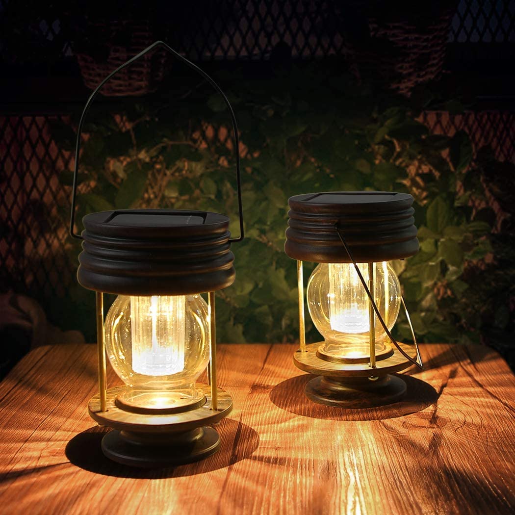 Solar Powered Outdoor Wall Lantern - Waterproof Vintage Horse Light for Courtyard, Balcony, Garden Fence & Landscape Decoration | Perfect for Patio, Villa, Pathway Lighting & Backyard Ambience