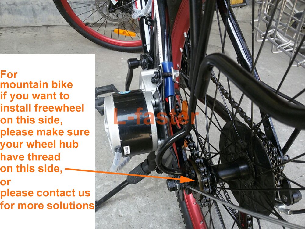 L-faster 24V/36V 450W Electric Bike Conversion Kit - DIY E-Bike Motor Kit for Scooters & Bicycles | Perfect for Commuting, Off-Roading & Eco-Friendly Transportation