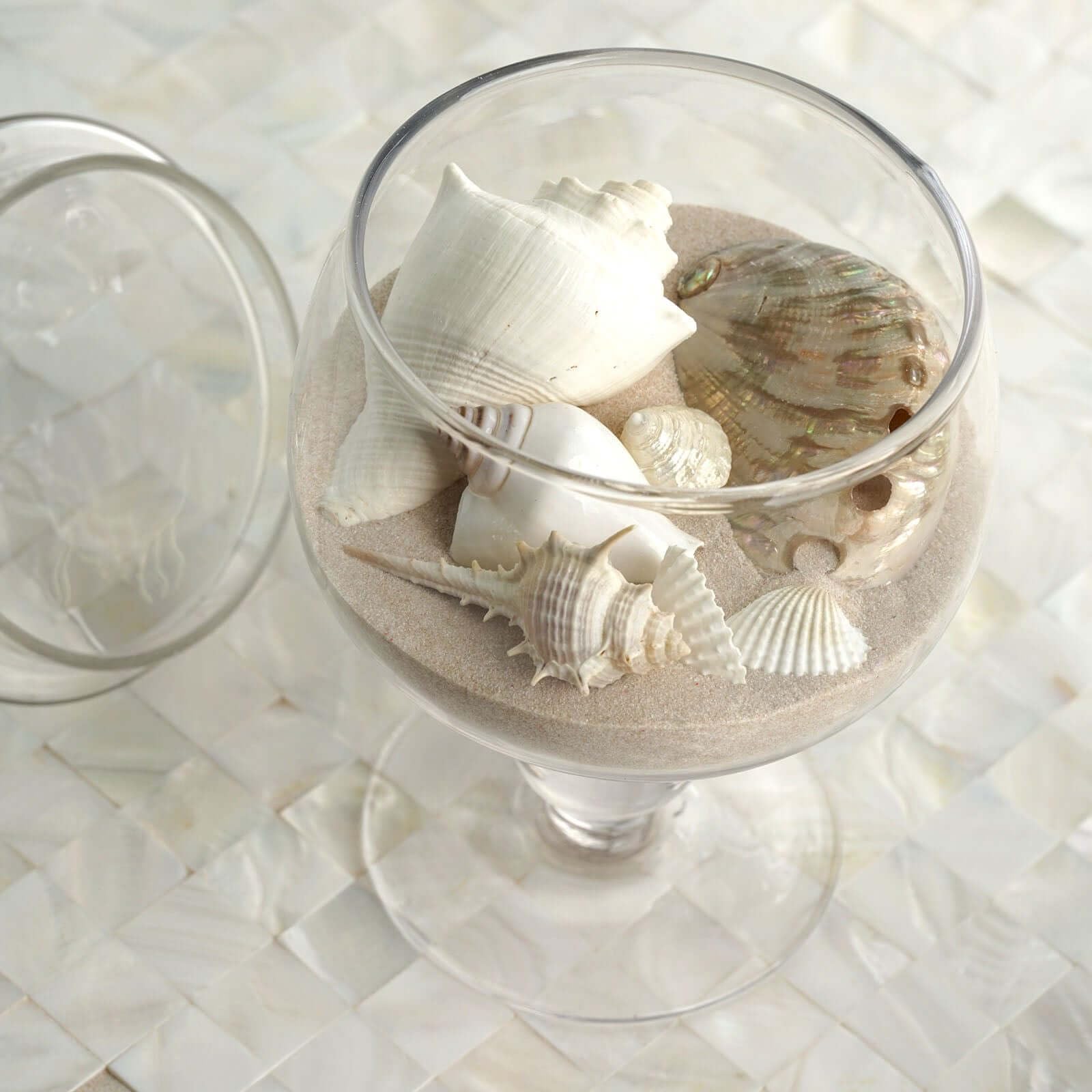 3-Pack Glass Apothecary Jars with Lids - Wedding Candy Buffet Containers for Party Favors & Home Decor - Perfect for Candy Display, Dessert Table, and Kitchen Storage