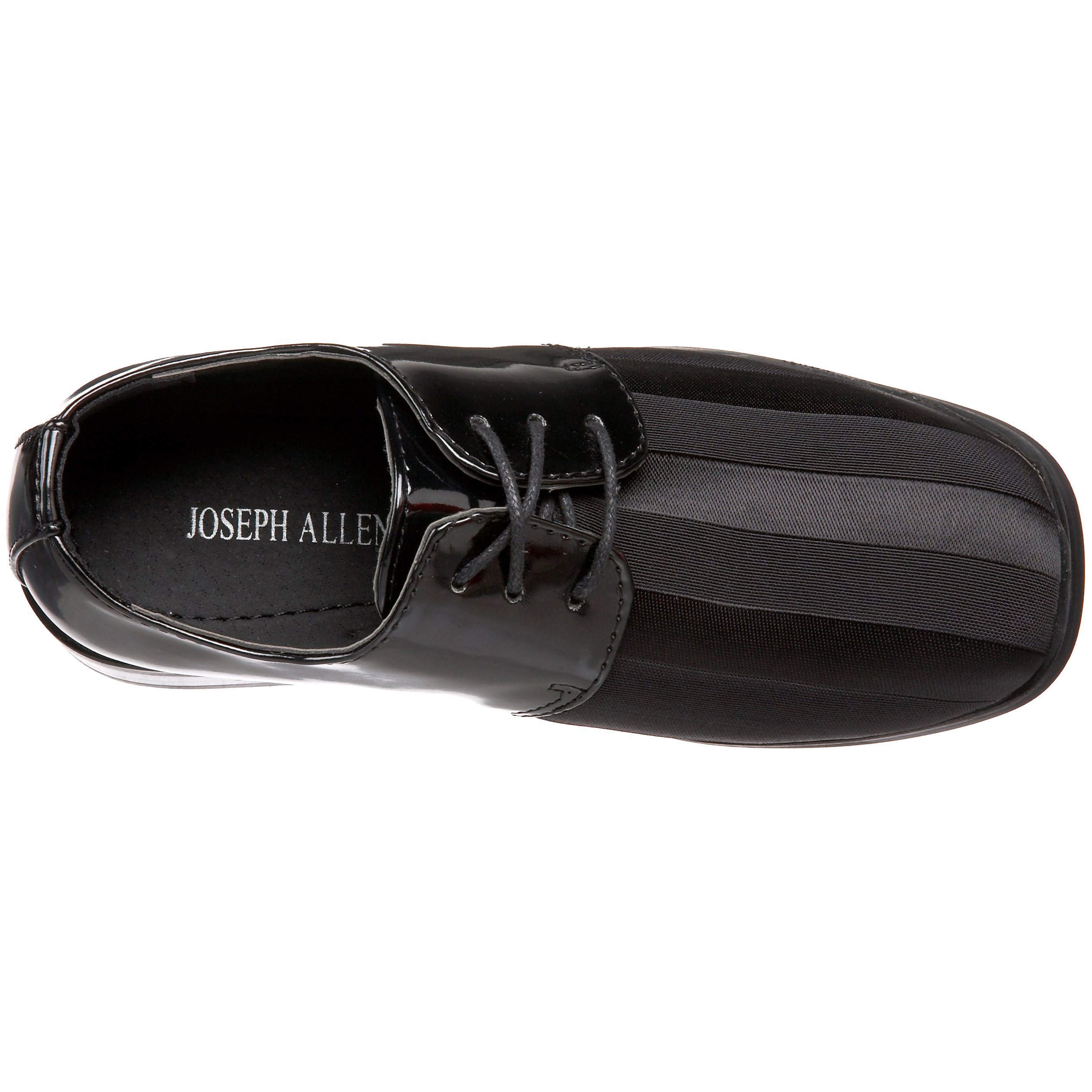 Joseph Allen 18015 Toddler Dress Shoes - Classic Black Leather Oxford Shoes for Boys & Girls - Perfect for Weddings, Church & Formal Occasions