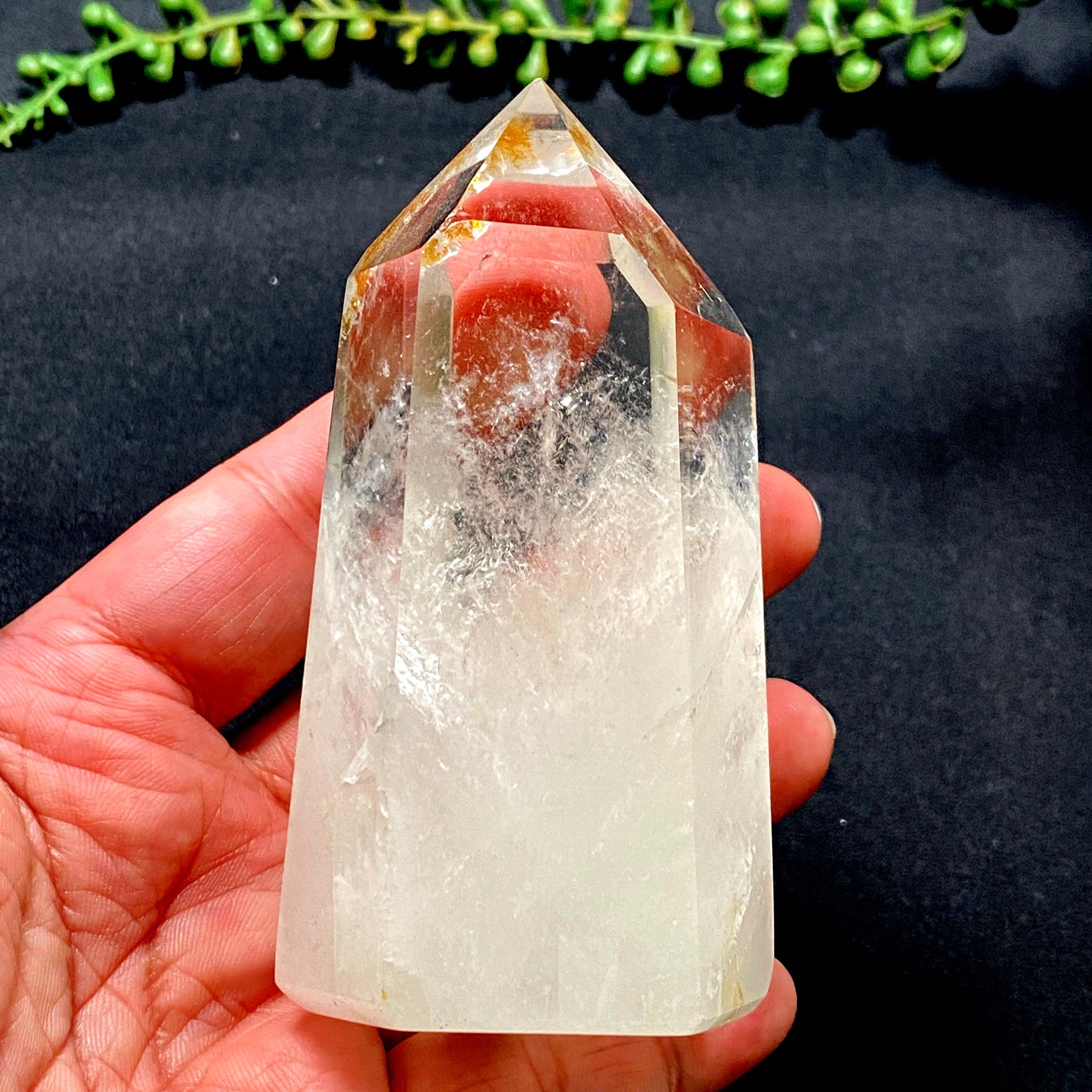 Natural Clear Quartz Point CLQP01 - Healing Crystal for Meditation, Energy Cleansing & Home Decor | Perfect for Reiki, Chakra Balancing & Spiritual Gifts