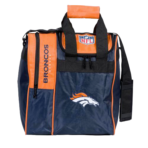 Denver Broncos NFL Team Logo Tote Bowling Bag for Men & Women - Durable Sports Gear for Bowling, Gym, Travel & Game Day