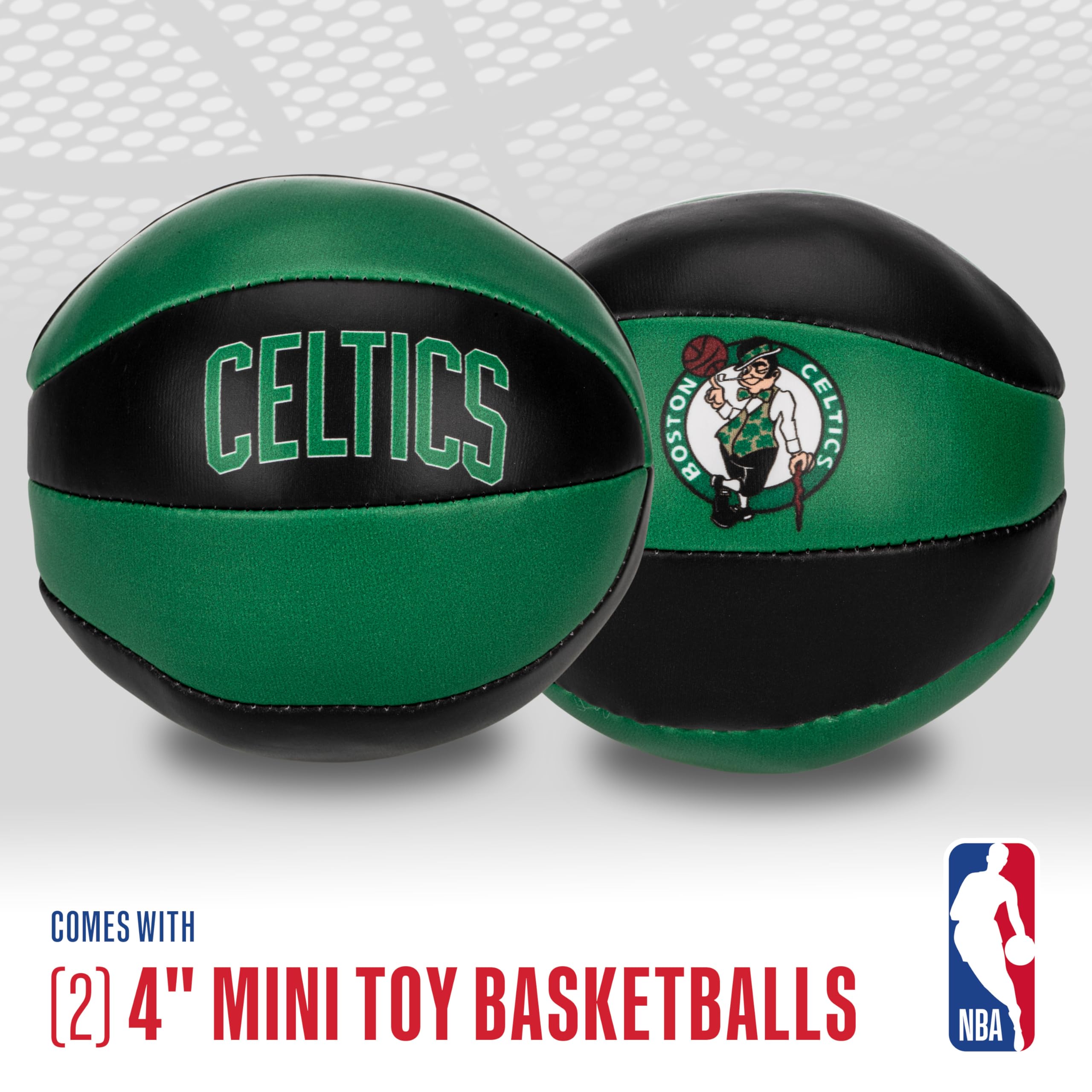 Franklin Sports NBA Mini Basketballs - 2 Pack Soft Toy Balls for Kids Indoor Play & Door Hoops