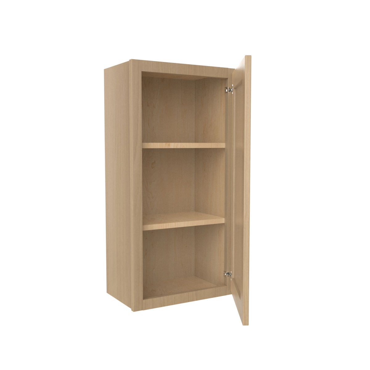 36 Inch High Single Door Wall Cabinet - Luxor Harvest RTA, 18W x 36H x 12D - Perfect for Kitchen, Bathroom, or Garage Storage & Organization