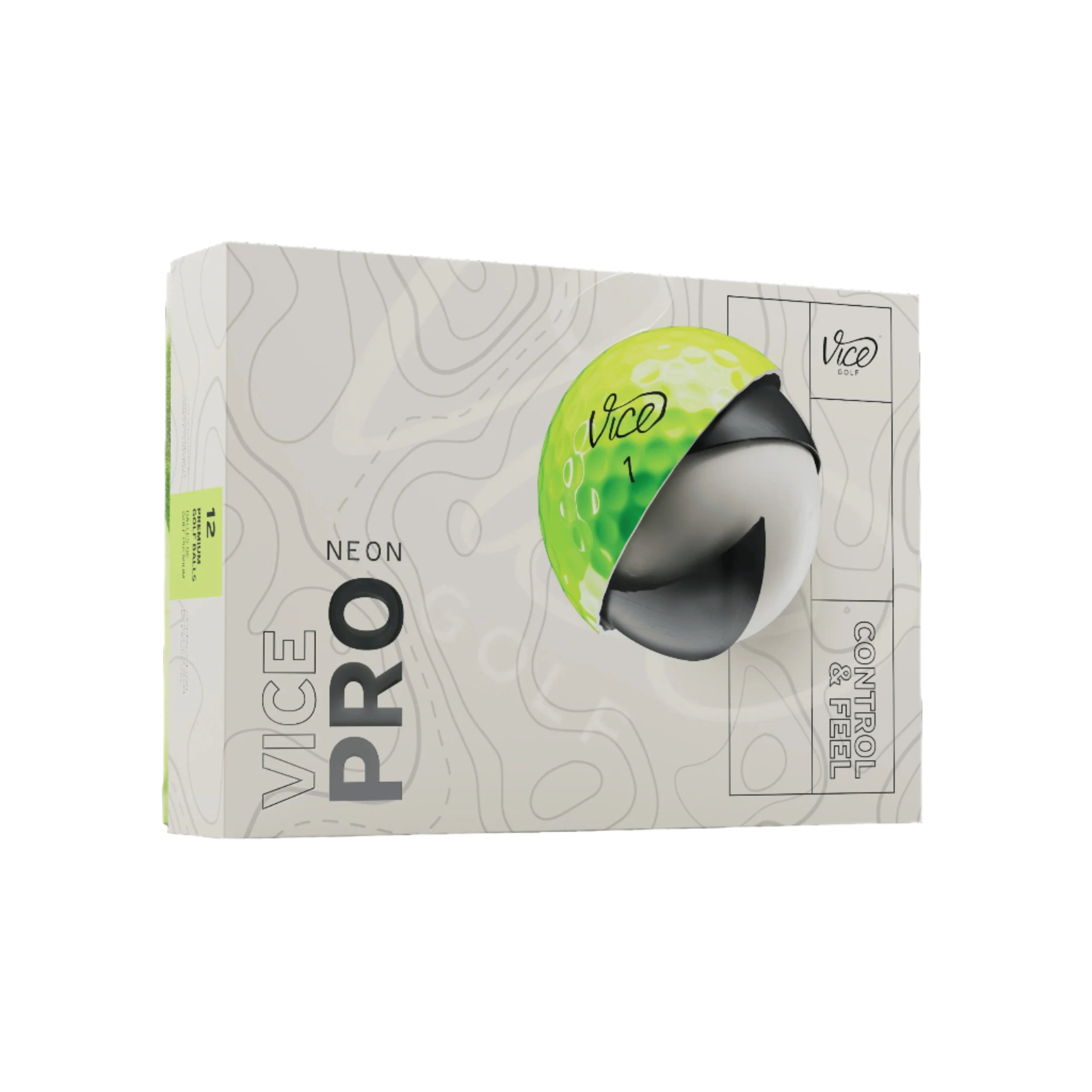 Vice Pro Golf Balls - Premium 3-Piece Golf Balls for Distance & Control - Perfect for Tournament Play & Practice Sessions