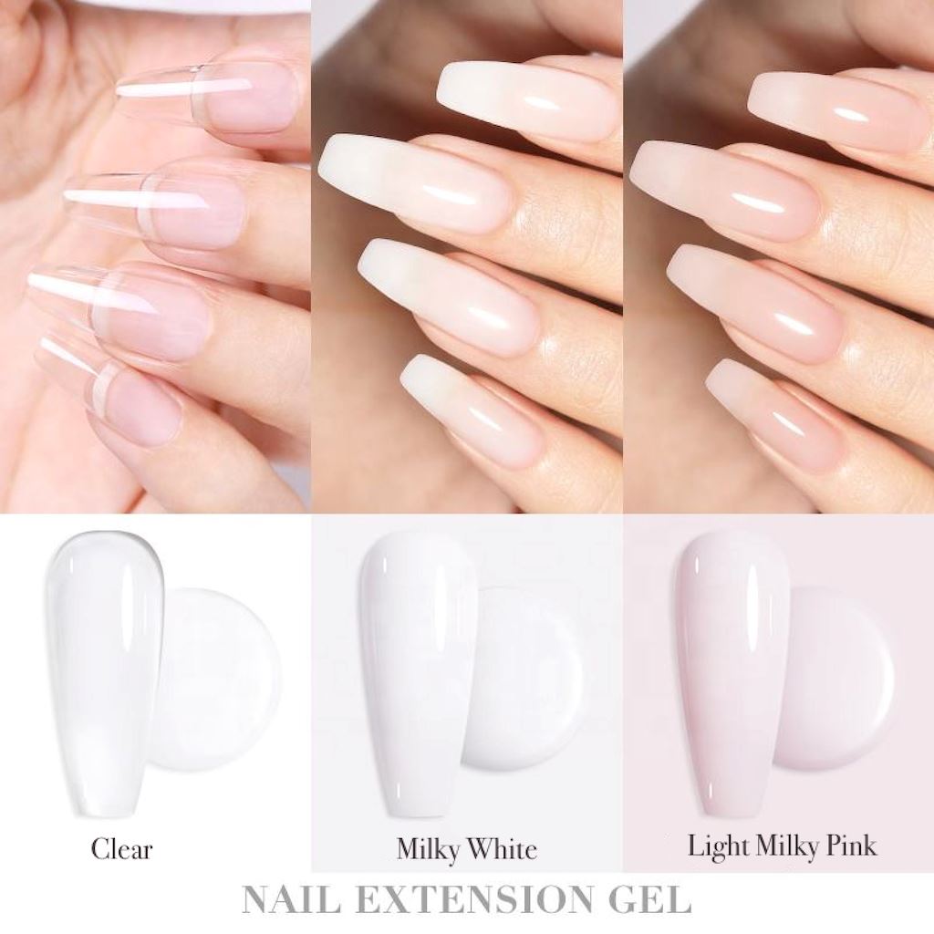 Born Pretty Builder Extension Gel - Professional Nail Extension Gel for Strong & Long Nails - Perfect for DIY Manicures, Salon Use & Nail Art Designs