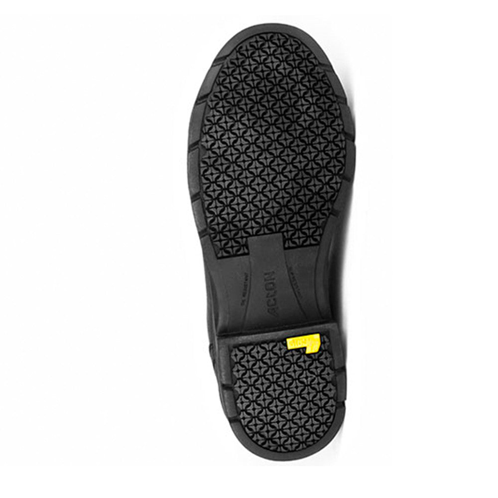 Acton Roosevelt Men's Slip-On Vegan Steel Toe Work Shoes - Comfortable & Durable Safety Footwear for Construction, Warehouse & Industrial Work