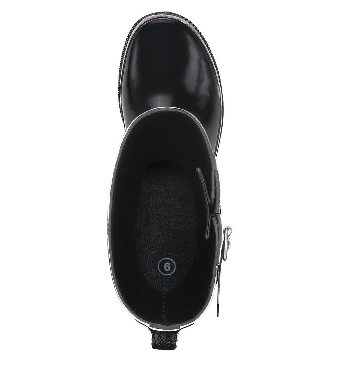 Rhythm Rain Boots for Women - Waterproof Rubber Rain Boots with Comfortable Cushioning - Perfect for Gardening, Hiking & Outdoor Activities