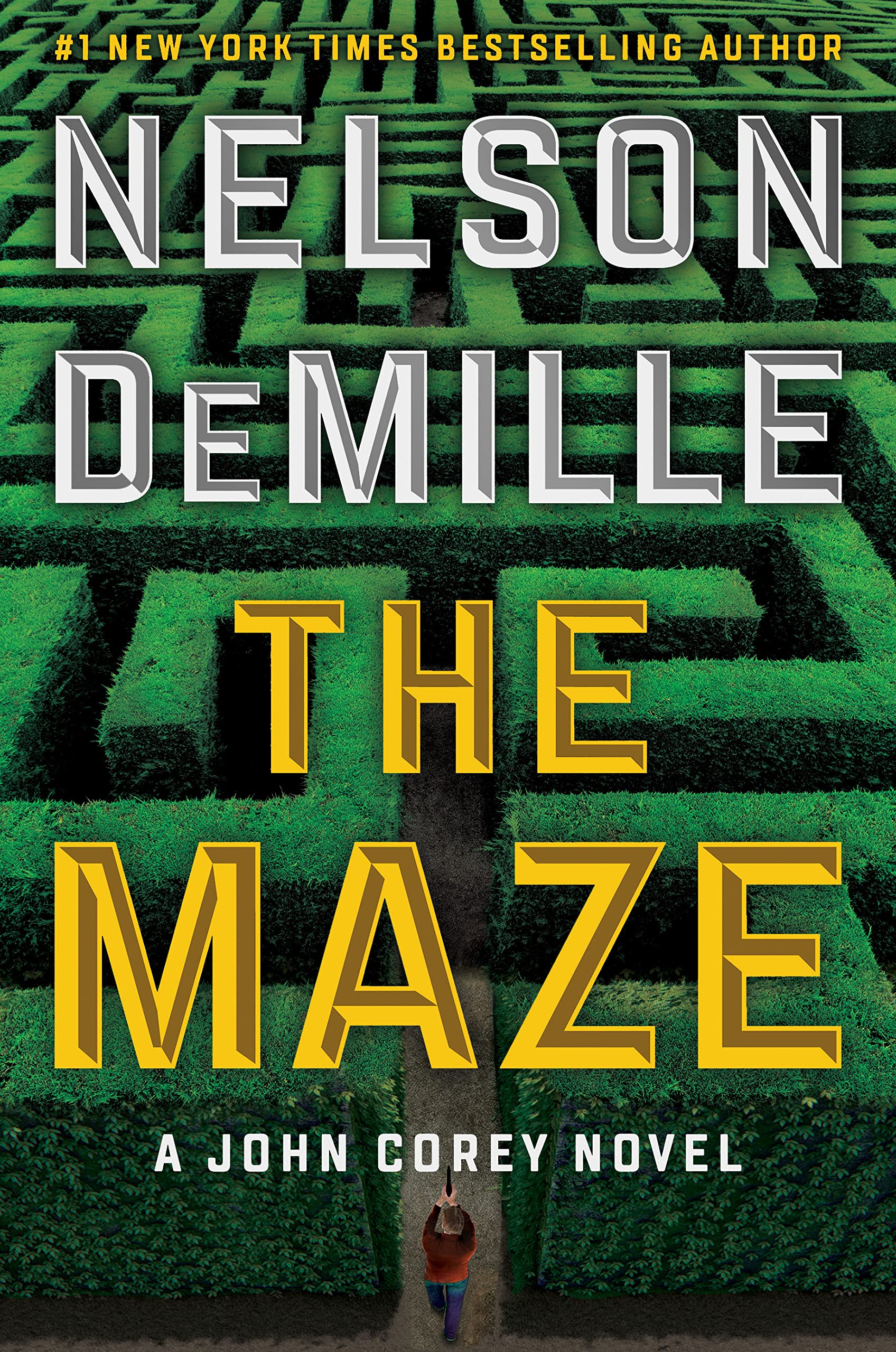 The Maze (John Corey Series) by Nelson DeMille - Large Print Edition | Thriller Novel for Book Clubs & Reading Enthusiasts