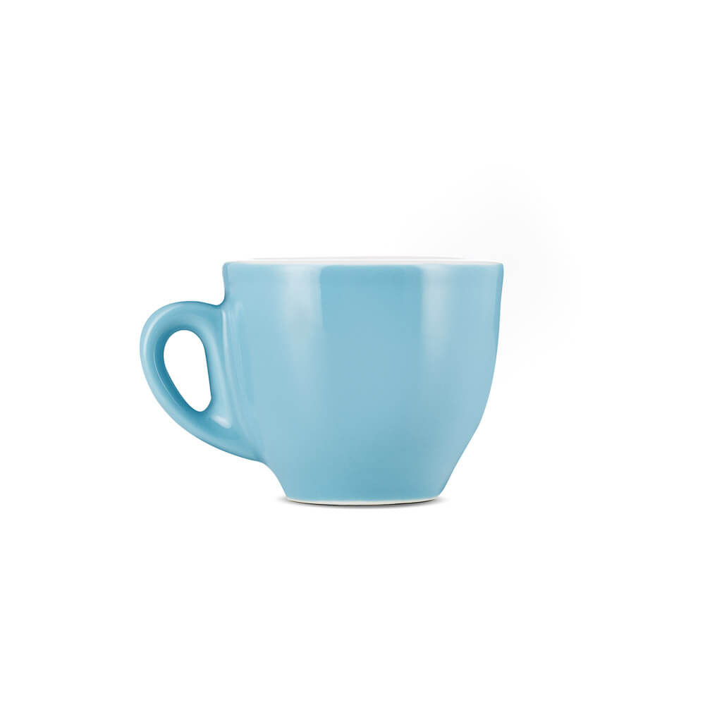 Premium Porcelain Espresso Cup & Saucer Set - 2oz/70ml Capacity, Elegant Blue Design - Perfect for Home Coffee Bars, Cafés, and Italian-Style Espresso Enjoyment