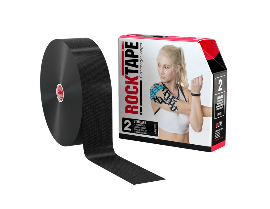 Rocktape Standard Roll Kinesiology Tape - Premium Elastic Sports Tape for Pain Relief & Muscle Support - Ideal for Athletes, Runners & Physical Therapy