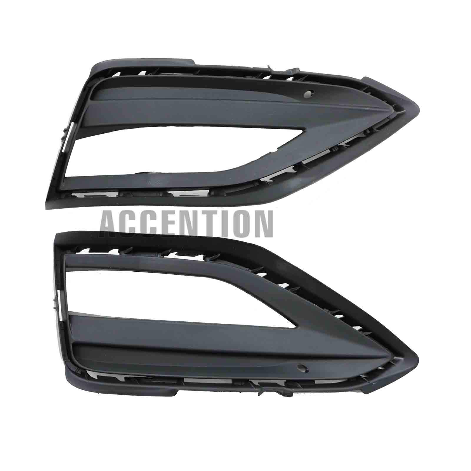 2019-2020 VW Jetta MK7 LED Fog Lights Kit - Front Bumper Fog Lamp with Grille & Wiring Harness | Weatherproof Car Styling Accessories for Night Driving & Bad Weather Conditions